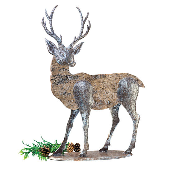 Winter's Wonder Deer Statue