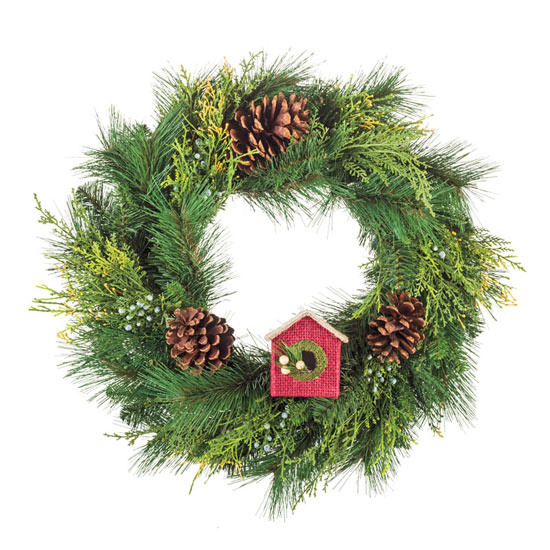 Everlasting Juniper Cedar 24'' Wreath
