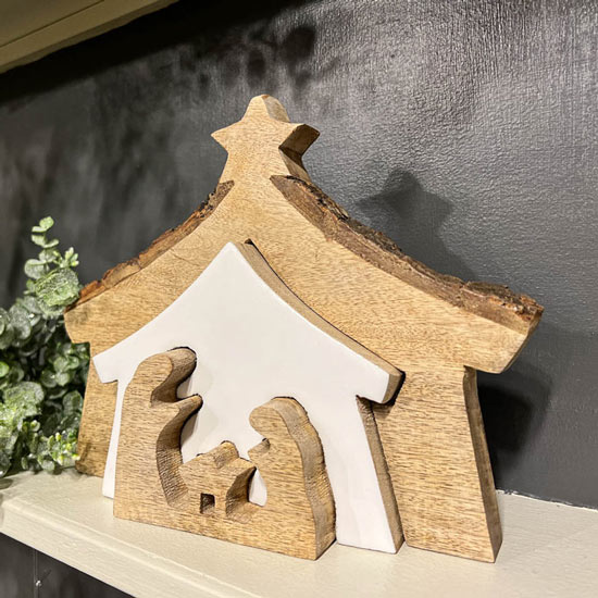 Wooden Nesting Nativity