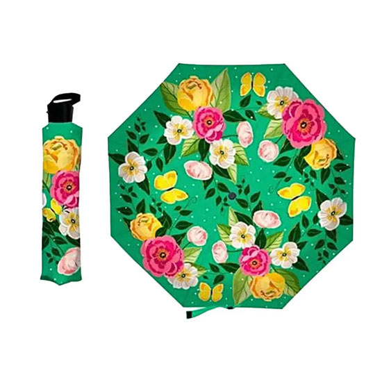 Boldly Blooming Compact Umbrella