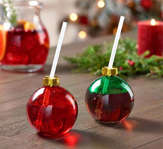 Ornament Sippers - Set of 2
