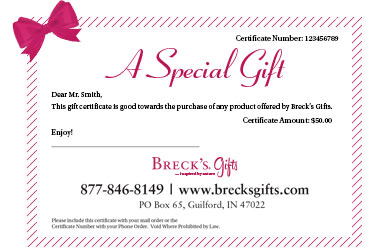 Gift Certificates