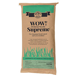 WOW!® Supreme Pre-Emergent Weed Killer and Lawn Fertilizer