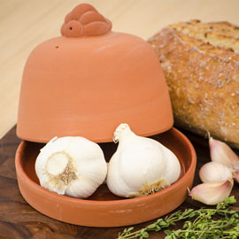 Terra Cotta Garlic Roaster