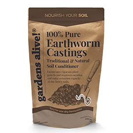 100% Pure Earthworm Castings Plant Food