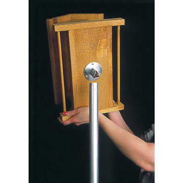 Wood Feeder & Nest Box Pole