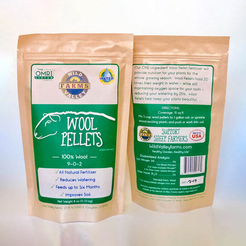 Wool Pellets - Slow Release Fertilizer