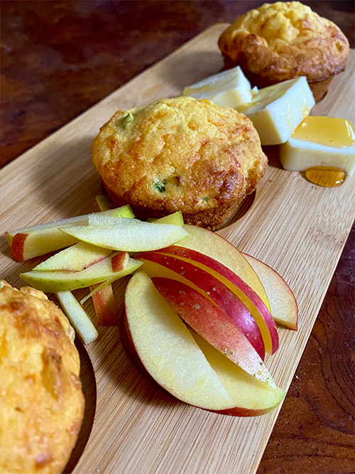 Baker's Delight<sup>™</sup> Apple, Cheddar and Corn Muffins