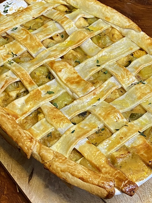 Pixie Crunch<sup>®</sup> Apple, Potato, Leek Pie