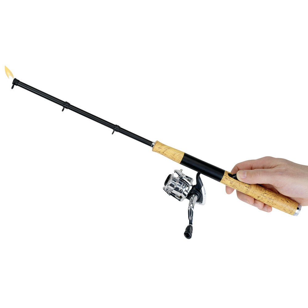Buy Fishing Pole with Spinning Reel BBQ Lighter