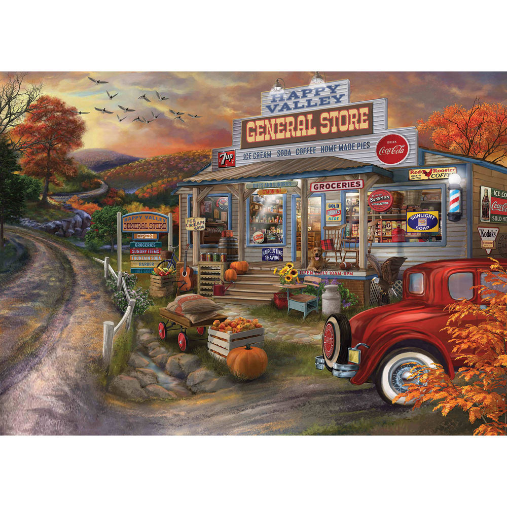 Jigsaw Puzzle Before There Were Malls Jackson General Store 1000 pieces NEW USA 