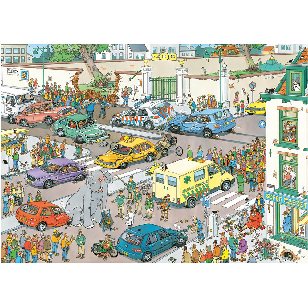 Boekwinkel Raad eens Kruiden Jumbo Goes Shopping 1000 Piece Jigsaw Puzzle | Spilsbury