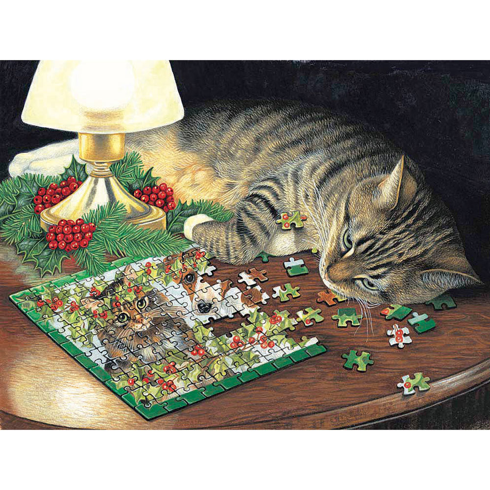 Christmas Cats 500 Piece Jigsaw Puzzle