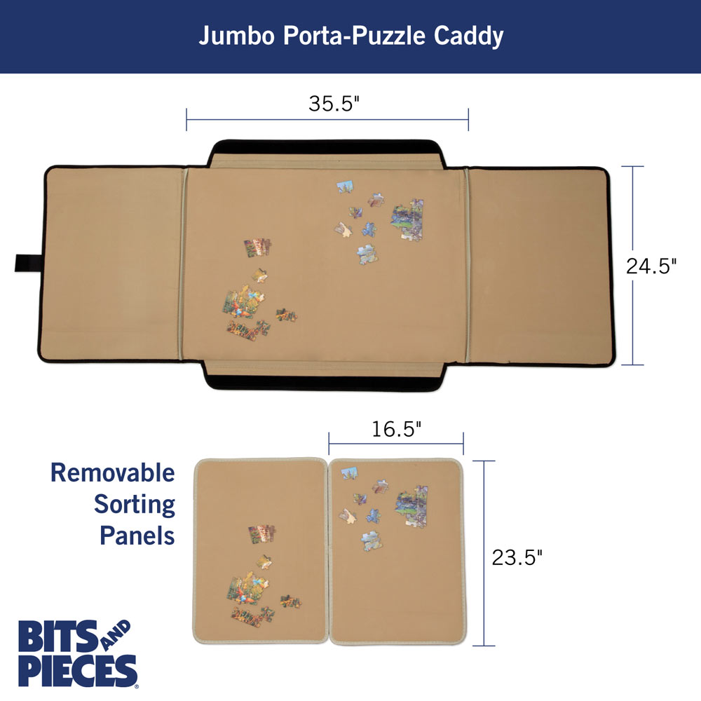 Puzzle Mate Portapuzzle 1500 Pcs Jumbo Jigsaw Board Storage Mat Pads Fun  Game US