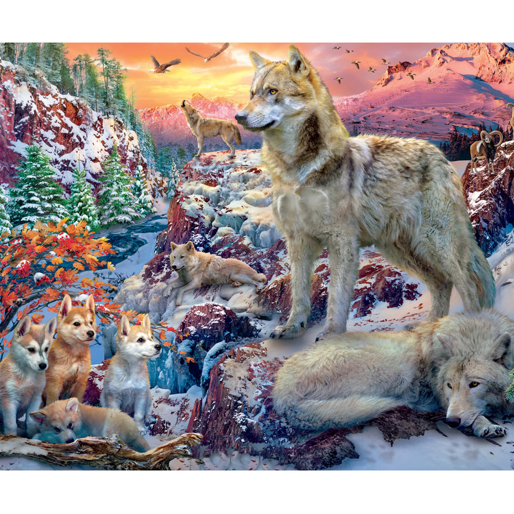 Winter Wolves 1000 Piece Jigsaw Puzzle