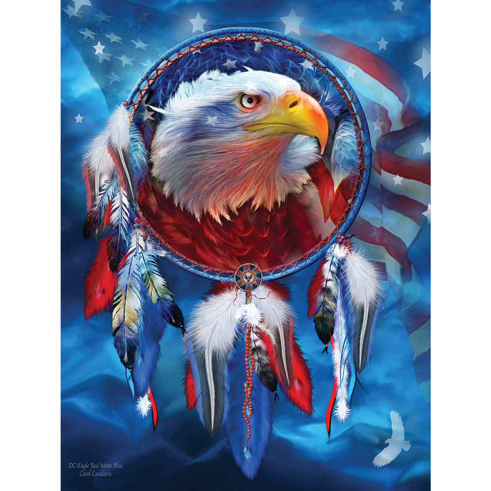 1000 Pieces DIY Jigsaw Lighthouse Bald Eagle for Adults & Kids Puzzle Toys Gifts 