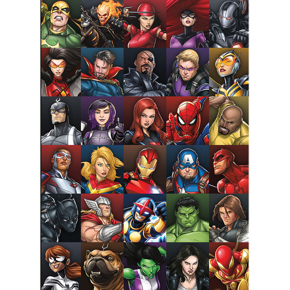 Puzzle Marvel heroes, 1 000 pieces