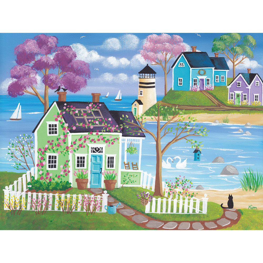 Spring Meadow Cove 500 Piece Jigsaw Puzzle