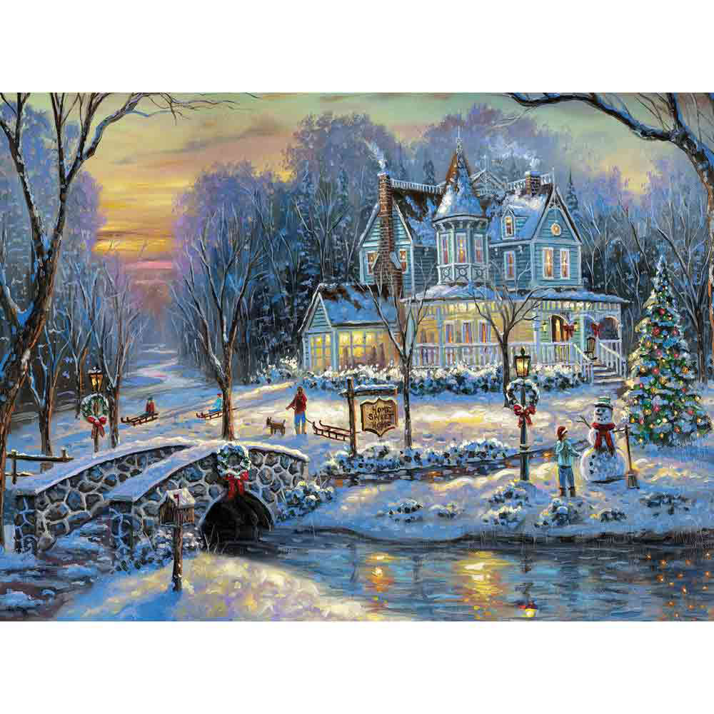 A White Christmas 1000 Piece Jigsaw Puzzle