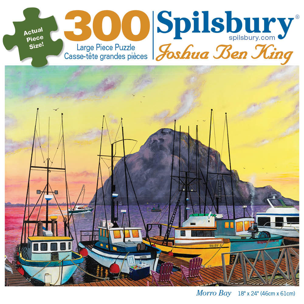 Morro Bay 300 Large Piece Jigsaw Puzzle