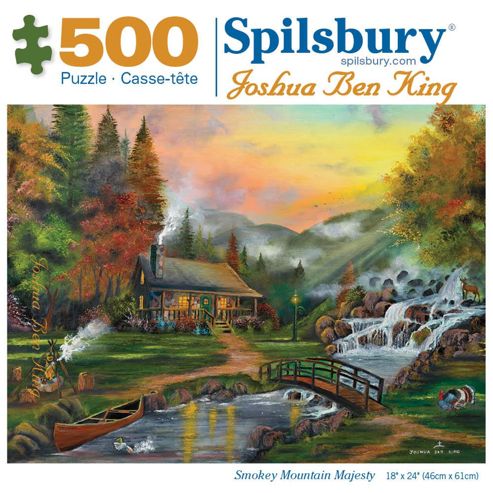 Smokey Mountain Majesty 500 Piece Jigsaw Puzzle