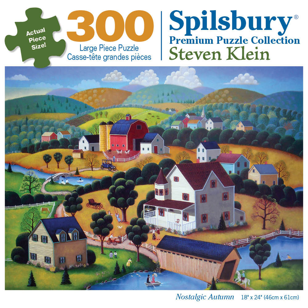 Nostalgic Autumn 300 Large Piece Jigsaw Puzzle