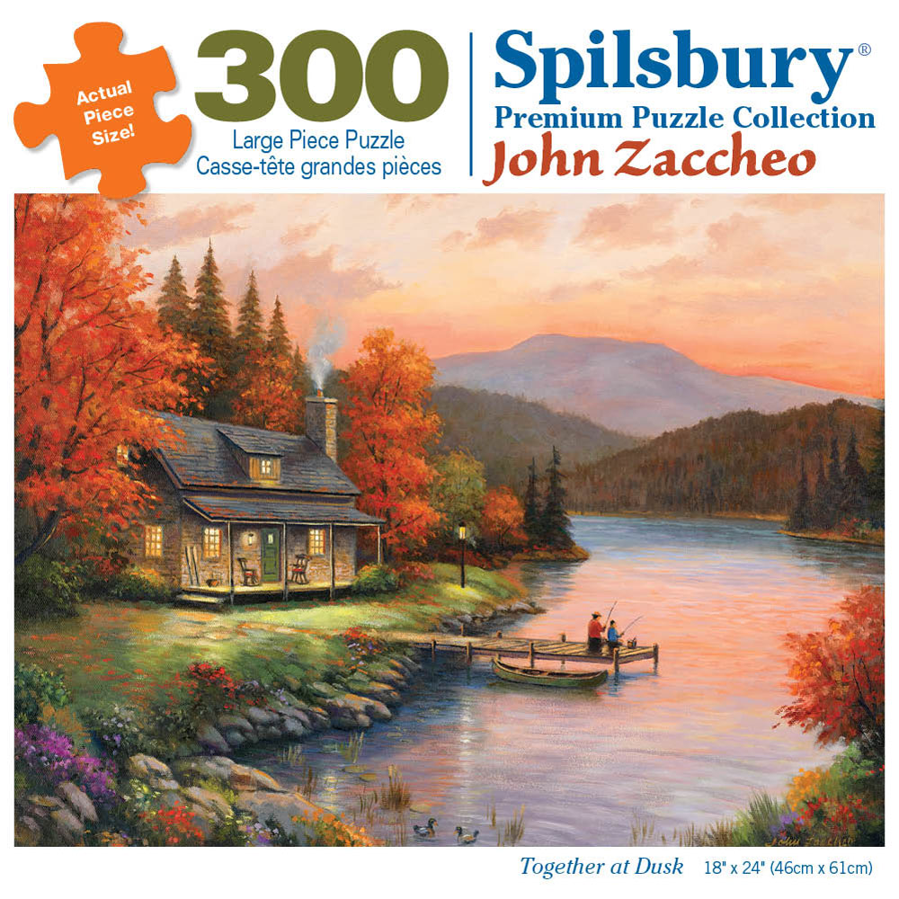 Together At Dusk 300 Large Piece Jigsaw Puzzle