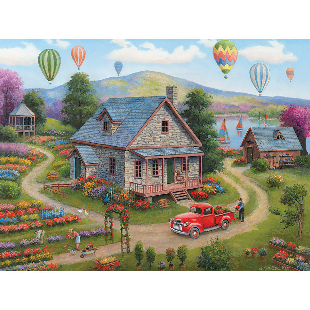 Summer Cottages 500 Piece Jigsaw Puzzle