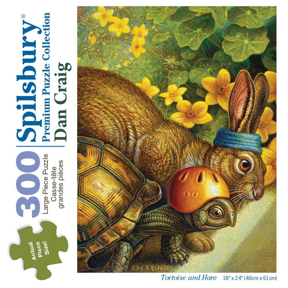 Tortoise And Hare 300 Large Piece Jigsaw Puzzle