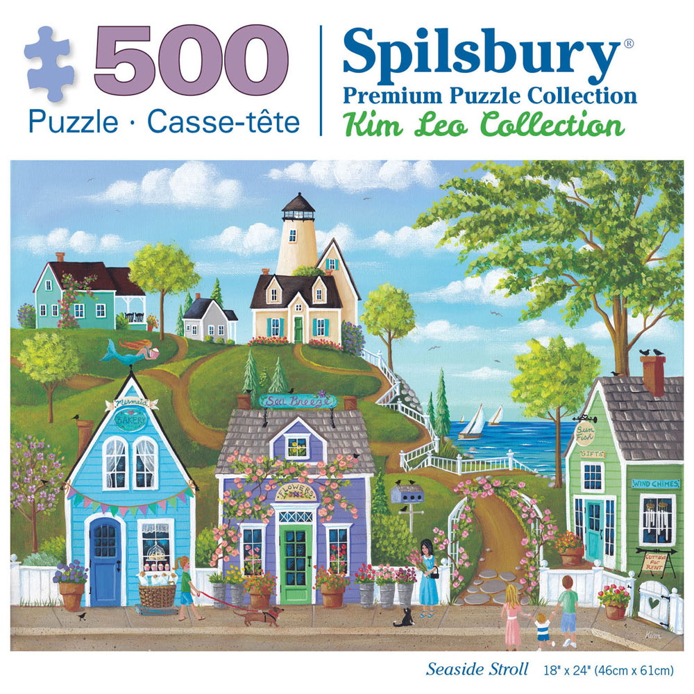 Seaside Stroll 500 Piece Jigsaw Puzzle