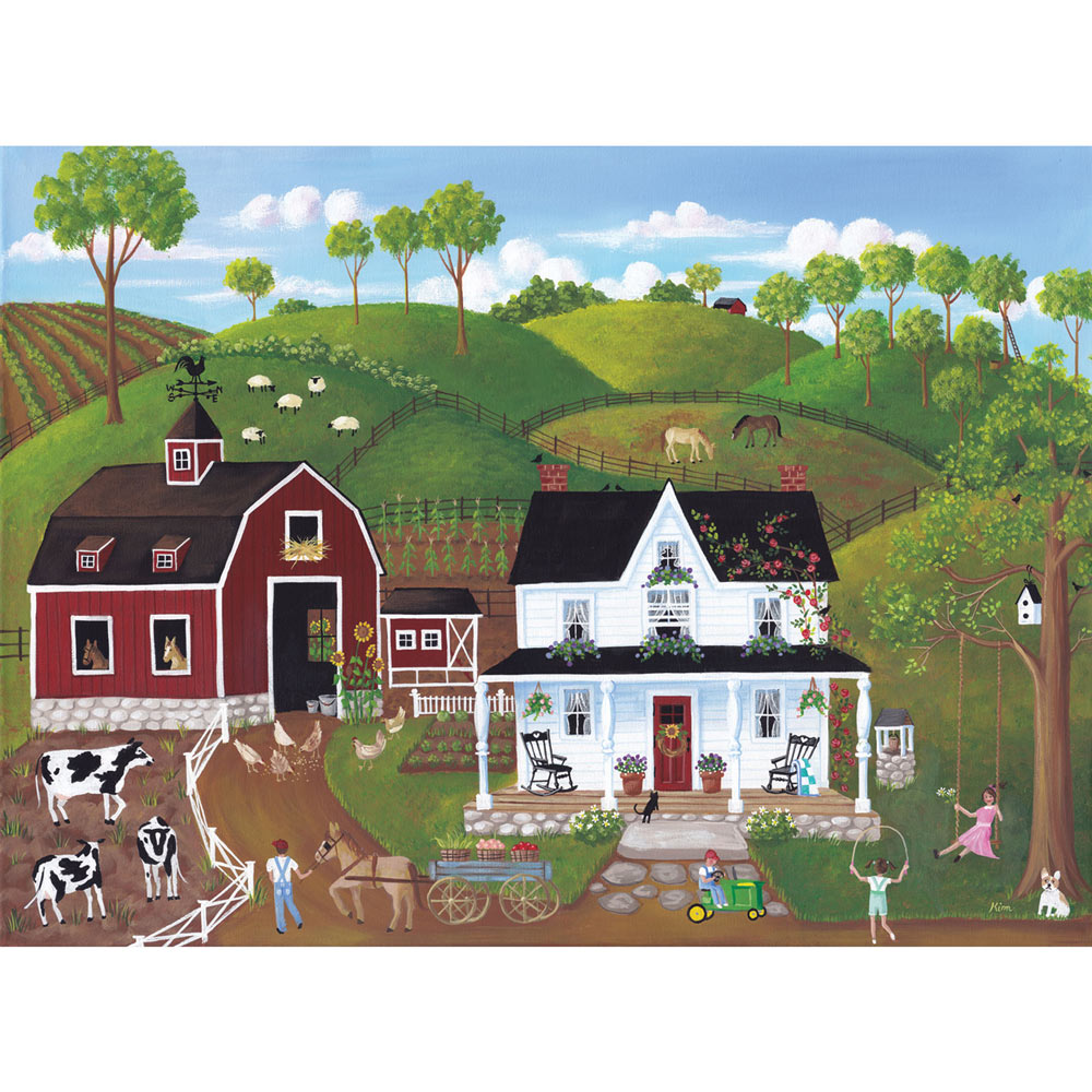 Summer at the Farm 500 Piece Jigsaw Puzzle