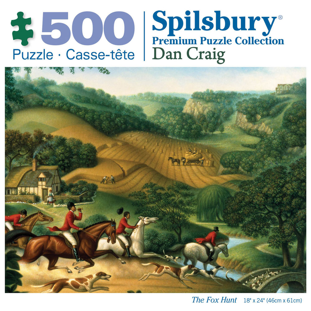 The Fox Hunt 500 Piece Jigsaw Puzzle