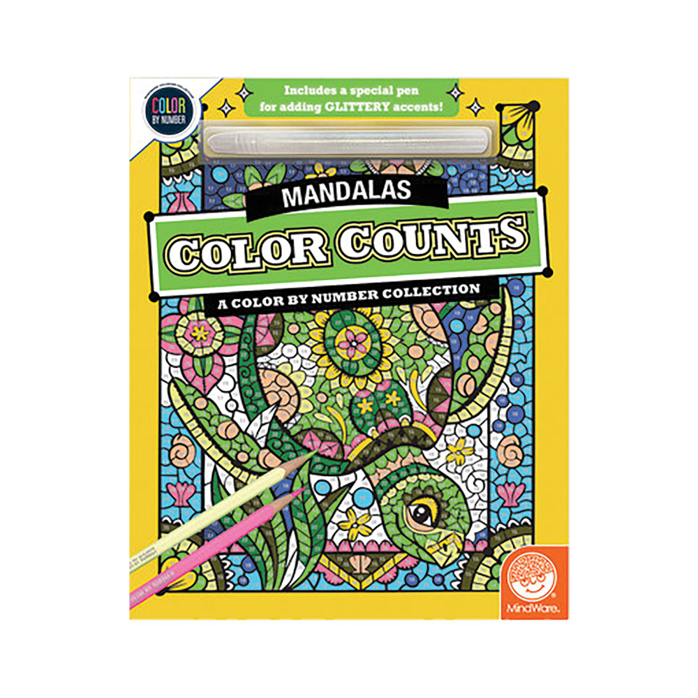 Color Counts Glitter Book- Mandalas | Spilsbury
