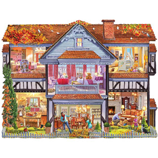 Autumn Country House 1000 Piece Jigsaw Puzzle