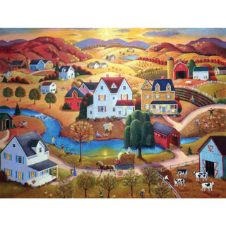 Country Autumn 500 Piece Jigsaw Puzzle