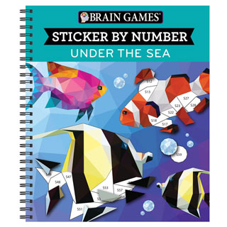 Sticker by Number Book - Under the Sea