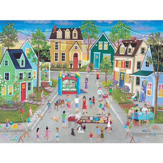 Block Party 500 Piece Jigsaw Puzzle