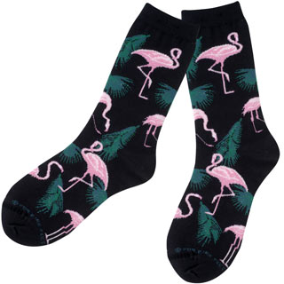 Black Flamingo Socks