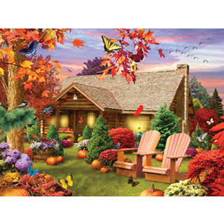 Autumn Warmth 300 Large Piece Jigsaw Puzzle