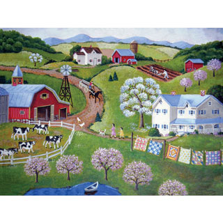 Country Afternoon 300 Large Piece Jigsaw Puzzle