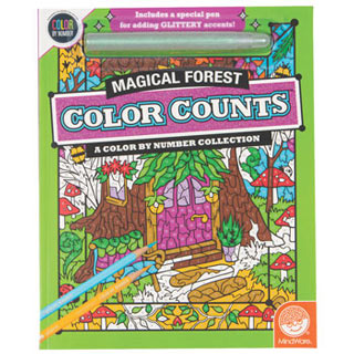 Color Counts Glitter Book- Magical Forest