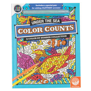 Color Counts Glitter Book- Under The Sea