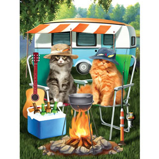 Camping Buddies 300 Large Piece Jigsaw Puzzle