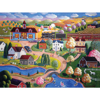 Country Station 500 Piece Jigsaw Puzzle
