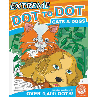 Extreme Dot-to-Dots Book - Cats & Dogs