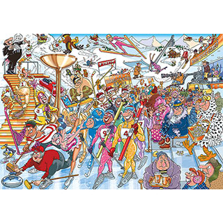 The Film Set Comic Jigsaw Puzzle, 1000 Pieces, by Jumbo Toys