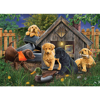 In The Doghouse 1000 Piece Jigsaw Puzzle
