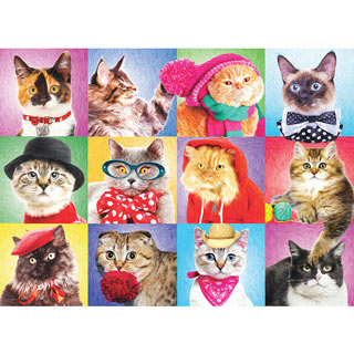 Silly Cats 300 Large Piece Jigsaw Puzzle