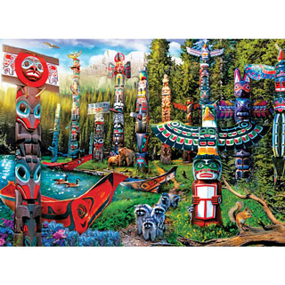 Totem Dreams 500 Piece Jigsaw Puzzle