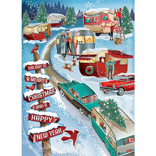 Christmas Campers 1000 Piece Jigsaw Puzzle